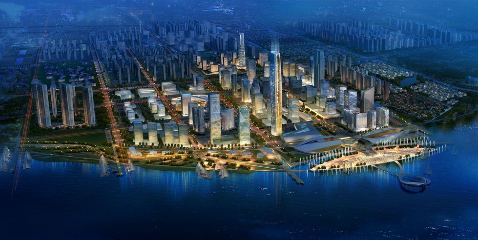 恒力集團蘇州灣中心機房浮筑地臺施工